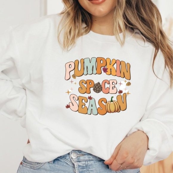 Good Vibes Fall Sweatshirt, Cute Vibe Sweater, Fall Gift, Fall Shirt - Picture 3 of 4